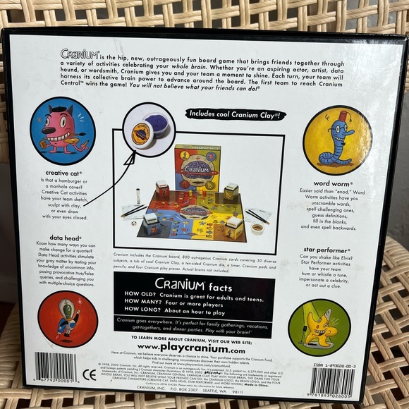 Cranium Board Game - Complete Set Party Game for Adults & Teens - Trivia - Picture 2 of 13